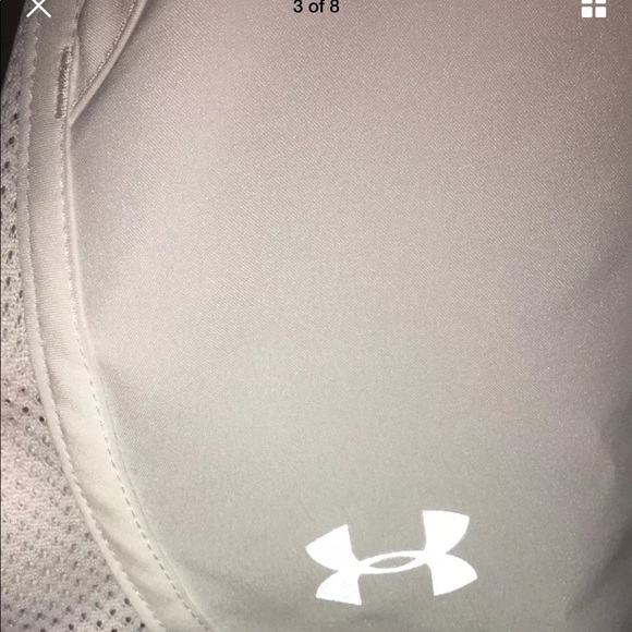 Under armor white running shorts for women - Picture 3 of 7